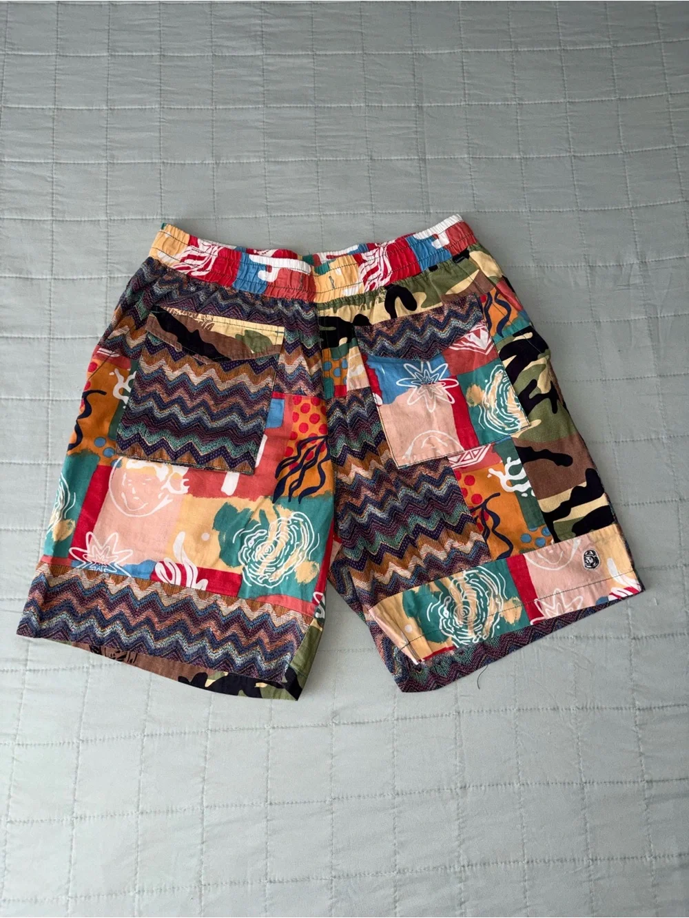 Billionaire Boys Club Shark Shorts Blue/Pink Camo Size Large (No Drawstring)